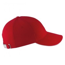 Кепка KP011 ORLANDO UOMO, колір red-white - KP011-red-white
