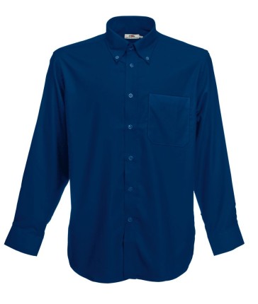 Сорочка чоловіча 651140 OXFORD SHIRT LONG SLEEVE, колір navy - 65-114-0-navy