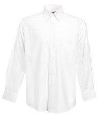 Сорочка чоловіча 651140 OXFORD SHIRT LONG SLEEVE, колір white - 65-114-0-white