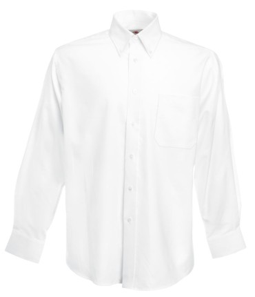 Сорочка чоловіча 651140 OXFORD SHIRT LONG SLEEVE, колір white - 65-114-0-white