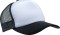 Кепка KP111 TRUCKER MESH CAP - 5 PANELS, колір white-black - KP111-white-black