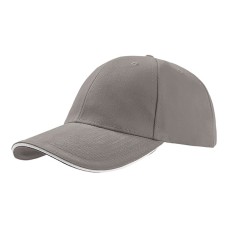 Кепка LIBERTY SANDWICH, колір grey-white - LIS-grey-white