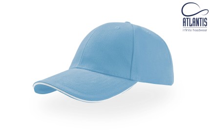 Кепка LIBERTY SANDWICH, колір light blue-white - LIS-light blue-white